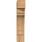 Ekena Millwork Merced Block Rough Sawn Bracket, Western Red Cedar, 6"W x 20"D x 32"H BKT06X20X32MRC05RWR - alternate 3